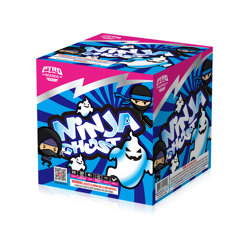 Ninja Ghost 25 strzałów Asortment ciasta MC114