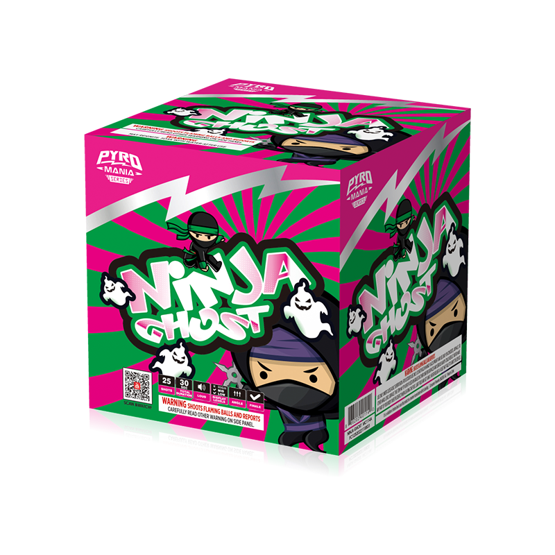 Ninja Ghost 25 strzałów Asortment ciasta MC114