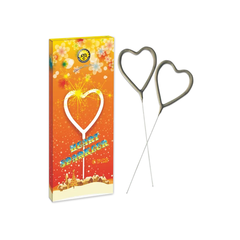 Kształt serca ślubne Sparklers MC1307