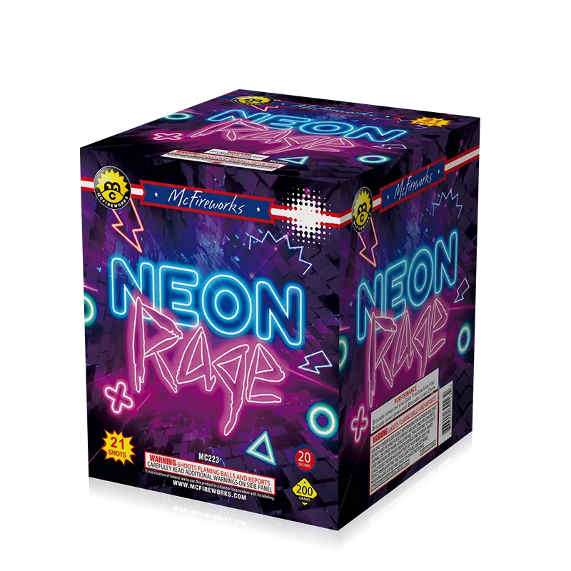 Neon Rage 21 strzałów 200 g ciasto MC223