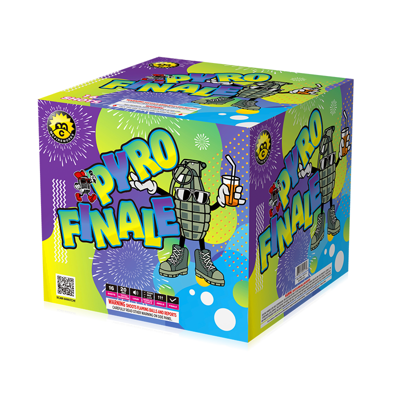 Finał Pyro 16 strzałów 500G Asortyment ciasta MC517