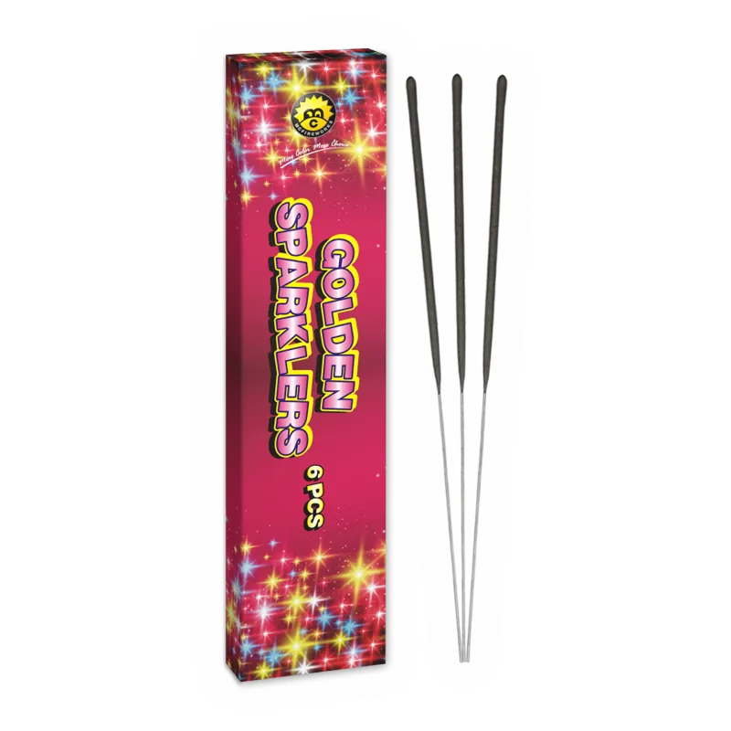 Nr 12 Gold Metal Sparklers MC1302