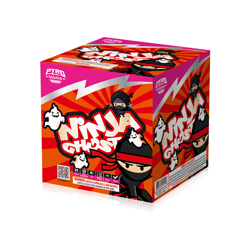Ninja Ghost 25 strzałów Asortment ciasta MC114