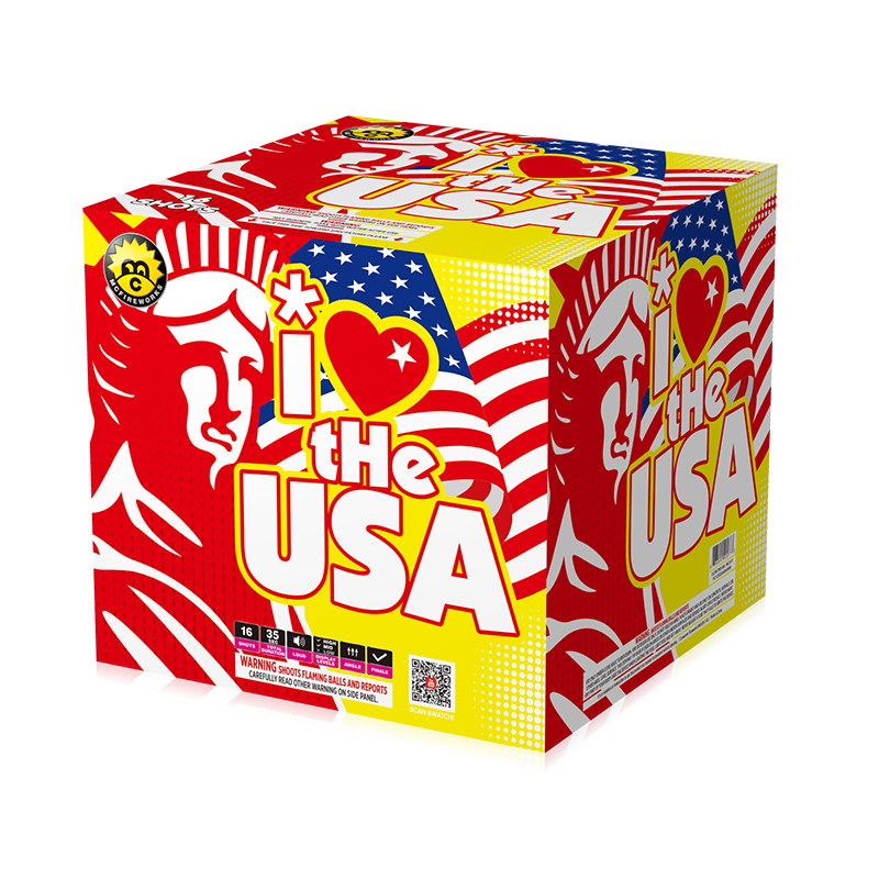 Uwielbiam USA 16 strzałów 500G Cake MC577