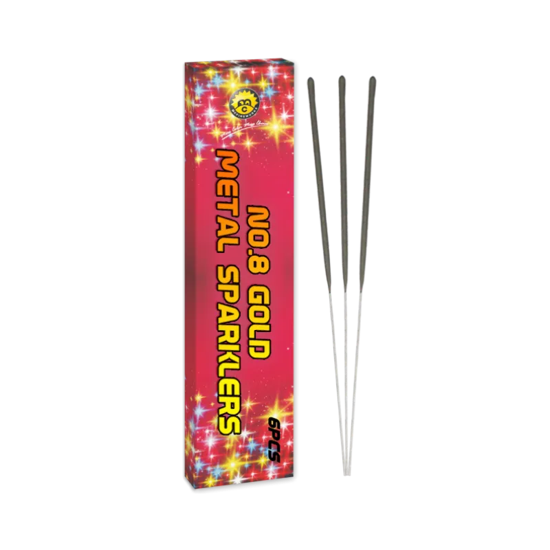 Nr 8 złoto metalowe Sparklers MC1301