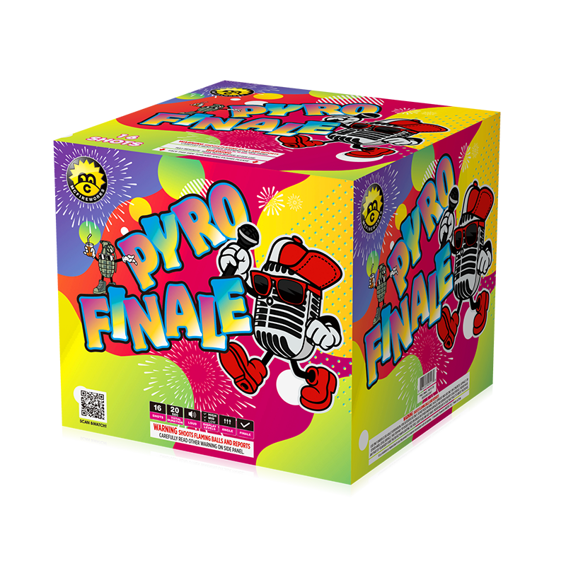 Finał Pyro 16 strzałów 500G Asortyment ciasta MC517
